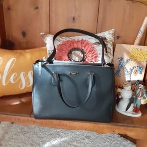 KATE SPADE SAFFIANO LEATHER LEIGHANN LAUREL WAY HANDBAG, BRAND NEW